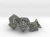 Gothic Rosette Dice Set with Decader 3d printed 