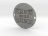 Destroy Build Destroy Sideplate  3d printed 