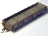 Nn3 Pacific Coast Railway Gondola Body 3d printed Finished model (trucks, couplers, brass wire, brake wheel, decals not included)