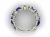 Arty eternity ring NO STONES SUPPLIED 3d printed 