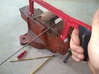 Handsaw Helper to cut Tie-Rods, motor mount tubes 3d printed 