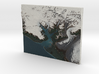Icy Bay, Alaska, USA, 1:300000 3d printed 