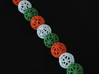 torus_pearl_type6_normal 3d printed White is type8, Green is type6 and Orange is type4.