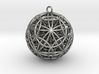 IcosaDodecasphere w/ FOL Stel. Icosahedron Pendant 3d printed 