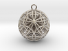 Power Ball Pendant - Precious Metals 3d printed 