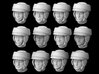 (Legion) 12x Rebel Endor Trooper Human Heads 3d printed 