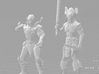 Mortal Kombat Scorpion spear DnD miniature games 3d printed 