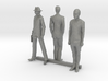 O Scale Standing Men 3 3d printed This is a render not a picture