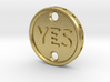Yes Coin 3d printed 