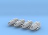 1/350 TFF Galileo 5 Shuttlecraft 4-Pack 3d printed 