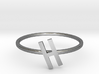 Letter H Ring 3d printed 