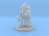 Human Male Cleric with War Hammer 3d printed 