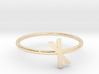 Letter X Ring 3d printed 
