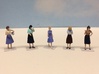Female Standing Figures 1940's Set 3d printed 