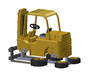 HO Hyster Forklift Truck 3d printed Rendering