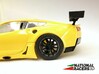 2x 3D Rear wing - Scaleauto Corvette C7.R  3d printed 