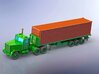 M915 Tractor w. M872 Semitrailer & Container 1/160 3d printed 