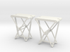 Military Stool - Field Camp Folding Chair, Style I 3d printed 