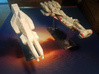 "Sajuuk-Cor" Ion Frigate 3d printed Pictured next to an X-Wing CR-90 Corvette. The pictured model is from the Frigate pack.