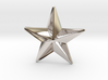 Five pointed star earring - Large 5cm 3d printed 