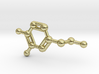 Dopamine Molecule Necklace 3d printed 