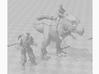 Wolfenstein Hitler On T-Rex miniature games rpg 3d printed 