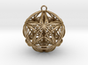 Icosasphere w/Nest Stellated Dodecahedron Pendant 3d printed 