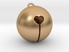 Kawaii Jingle Bell 2cm Golden Christmas Cat 3d printed 