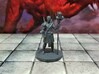 Human Warlock with Skull Staff 3d printed 
