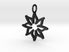 GG3D-033 3d printed Geometric sacred flower pendant