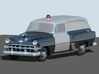 1954 Chevy Police Wagon (2) N Scale Vehicles 3d printed Render