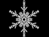 Barbara snowflake ornament 3d printed 