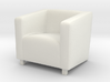 ArmChair 02. 1:24 Scale  3d printed 
