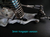 B2 Dyna Storm front suspension arm  3d printed 3mm Hingepin Version