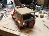 Tamiya Jeep Light Bar, Mirrors, rear fogs Assy 3d printed 