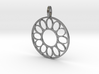 ring of ovals pendant 3d printed 