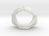 Great White Shark Jaw Keychain/Pendant 3d printed 