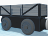 Wooden Railway Scale - 7 Plank Truck 3d printed 