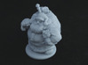 Dwarven Santa Miniature 3d printed Printed on grey resin