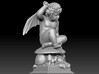 Statue Little Angel boy 3d printed 