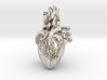 Anatomical Heart Pendant 3d printed 
