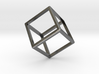Wireframe Polyhedral Charm D6/Cube 3d printed 