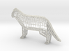 Wireframe cat 3d printed 