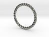 Ring Twisted 16 mm diameter or size 5.5  3d printed 