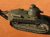 1/87th scale Renault Ft-17 Char Canon (Girod) 3d printed Photo and painting by Artur Przeczek.