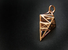 RAY 3d printed RAY in 14k Rose Gold Plated Brass 