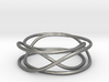 Mobius Wire Ring 3d printed 