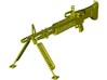 1/9 scale Saco Defense M-60 machinegun x 1 3d printed 
