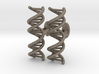Small DNA Cufflinks 3d printed 