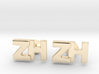 Monogram Cufflinks ZH 3d printed 